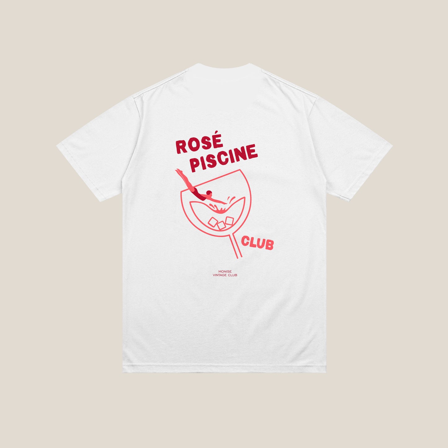 T-shirt Rosé Piscine